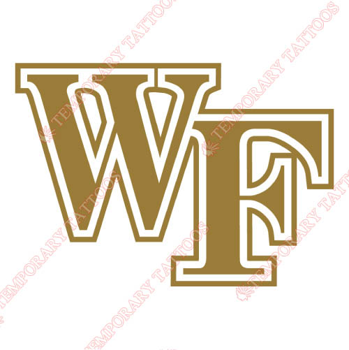 Wake Forest Demon Deacons Customize Temporary Tattoos Stickers NO.6874